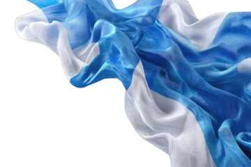 Abstract Flag in Motion