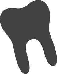 Tooth Icon Black, tooth vector