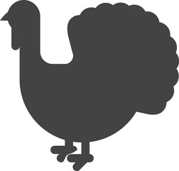 turkey bird vector, turkey bird design, turkey bird silhouette