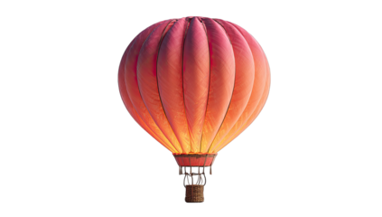 Vibrant hot air balloon