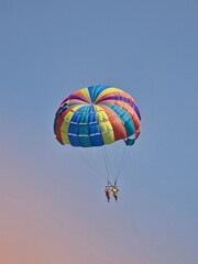 paraglider in the sky