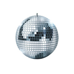 Fototapeta premium disco ball isolated on white