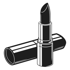 lipstick on a white background