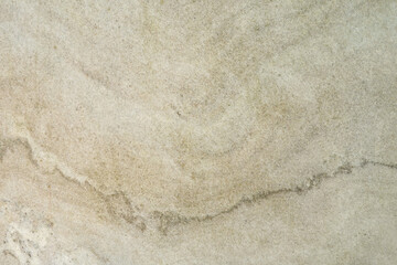 Unfinished light grey marble with beige undertones. Surface shows linear striations and fine speckling, typical of low-intervention processing. Tonal variation and calcite banding. Decorative Stone.