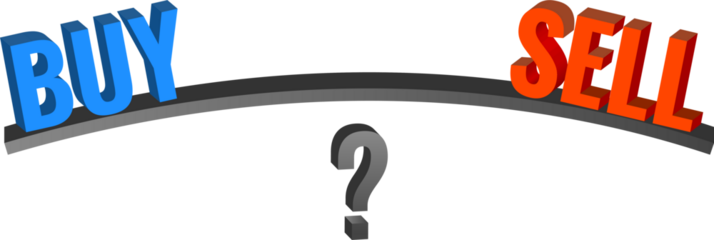 3D Buy Sell Balance Icon Isolated on Transparent Background