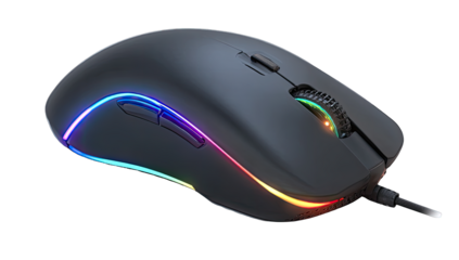 Gaming mouse with vibrant lighting (2)