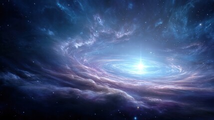 Obraz premium Cosmic nebula display