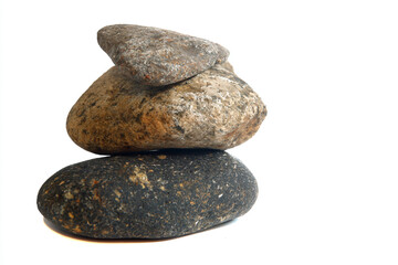 a stack of rocks sitting on top of each other