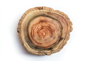 a wooden slice with a cross section of wood