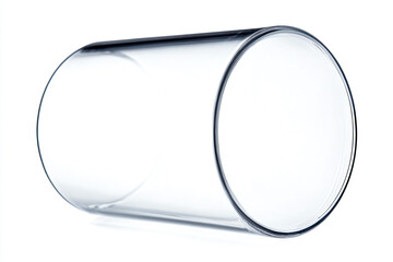 a glass with a clear bottom sitting on a table