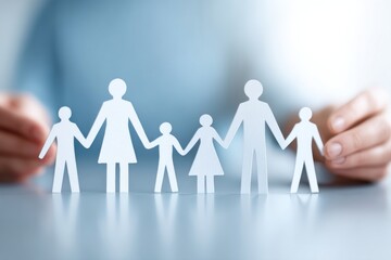 Diverse families fostering positive circles and supportive relationships among friends and family
