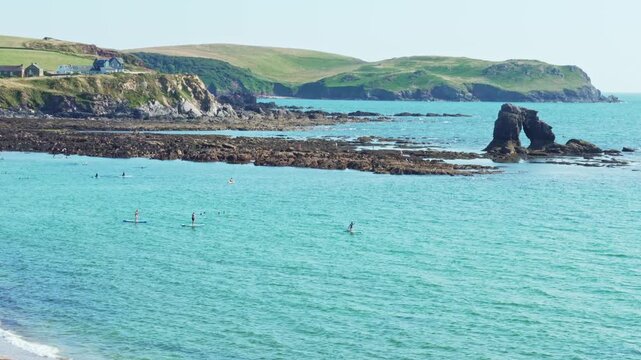 Thurlestone Sands and South Milton Sands, Devon, England