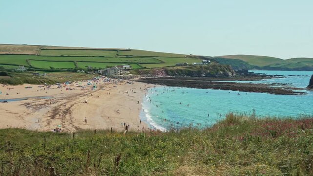 Thurlestone Sands and South Milton Sands, Devon, England