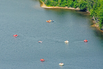 Echo Lake with floaters