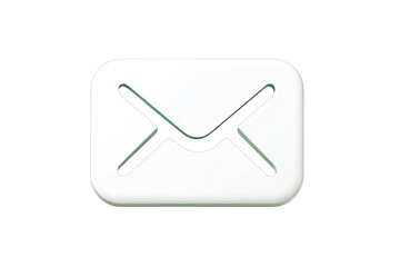 Simple email icon on dark background