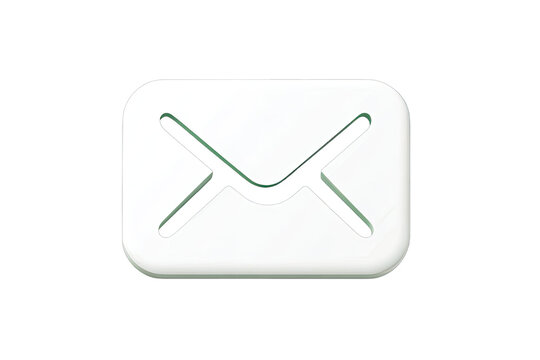 Simple email icon on dark background - Powered by Adobe