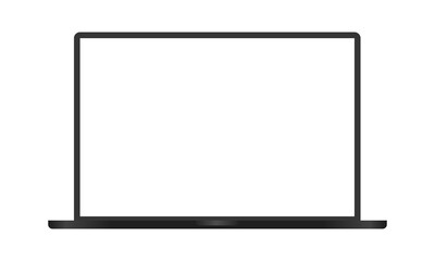 Easily display your designs on this laptop mockup, complete with a transparent background and a blank, customizable screen