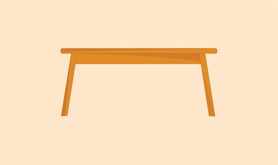 Wooden single beautiful table design
