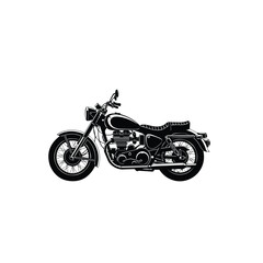 Fototapeta premium Basic RGBVintage Motorbike Illustration