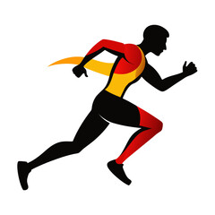 running man silhouette