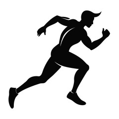 running man silhouette