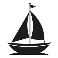 ship on white background