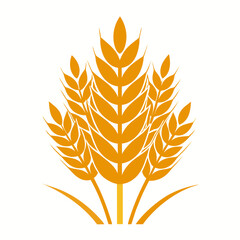 wheat ears set