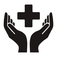 hand with cross