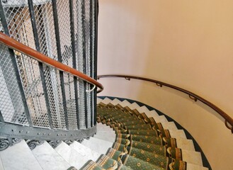 Wendeltreppe in altem Gebäude