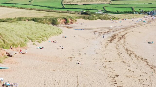 Thurlestone Sands and South Milton Sands, Devon, England