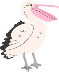 pelican bird zoo wildlife animal clipart