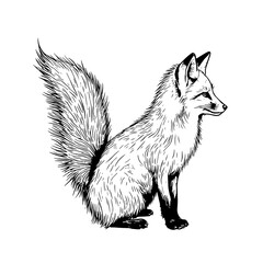 Obraz premium red fox vulpes