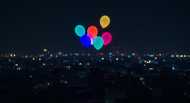 Vibrant Conceptual Art with Bold Contrasting Colors