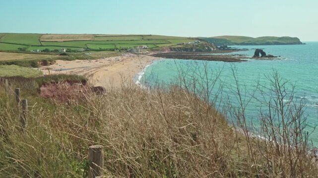 Thurlestone Sands and South Milton Sands, Devon, England