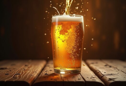 craft beer frosted glasses wooden surfaces rustic brewmasters artisan drinks refreshing pour, gathering, tasting, suds, pint, foam, tumbler, brewing