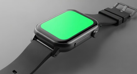 Smartwatch Display Mockup Modern Wearable Technology for Customizable Digital Interfaces