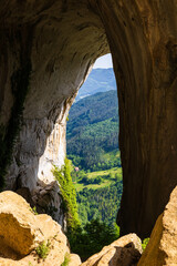 Eye of Aitzulo, Geological Formation in Aizkorri-Aratz Natural Park