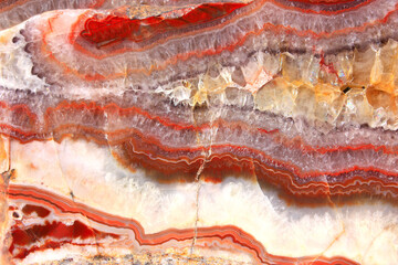 Banded Agate from Halsbach near Freiberg in Saxony, Germany
