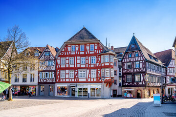 Altstadt, Bensheim, Hessen, Deutschland 
