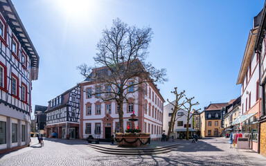 Altstadt, Bensheim, Hessen, Deutschland 