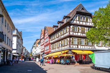 Altstadt, Bensheim, Hessen, Deutschland 