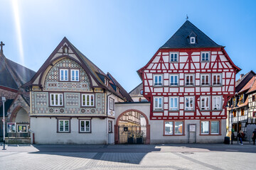 Altstadt, Bensheim, Hessen, Deutschland 