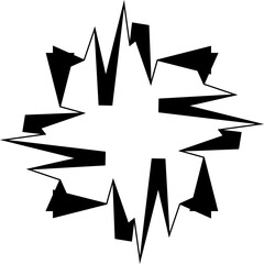 Modern Abstract Geometric Pattern – Visual Art with Colorful Geometric Shapes in a Creative Vector Style. Moderner Abstrakter Geometrischer Hintergrund Bildende Kunst mit bunten geometrischen Formen