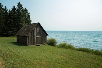 Rustic Cabin by Lake Superior Shore, Minnesota North Shore