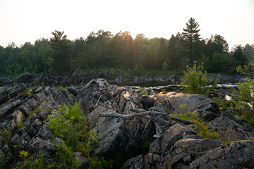 Summer at Jay Cooke State Park, forest landscape , Minnesota