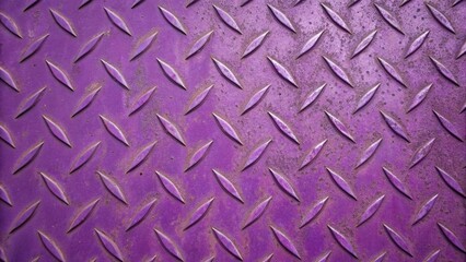 A purple metal diamond plate texture, an industrial pattern for modern designs, adding a touch of ruggedness and style to your creative projects