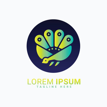 24.eps aninal vector logo design 