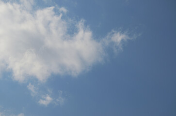 blue sky with clouds