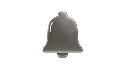 Bell  isolated on white background.