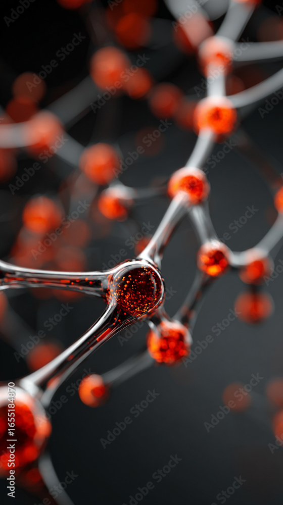 Aufkleber concept of network and internet communication with big data visualization, 3d technology background 